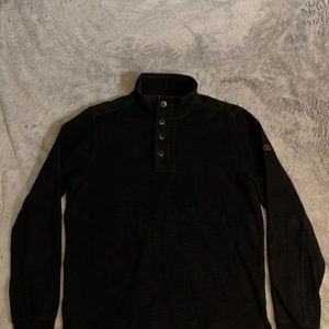 Ben Sherman 1/4 Zip Button Up Sweater